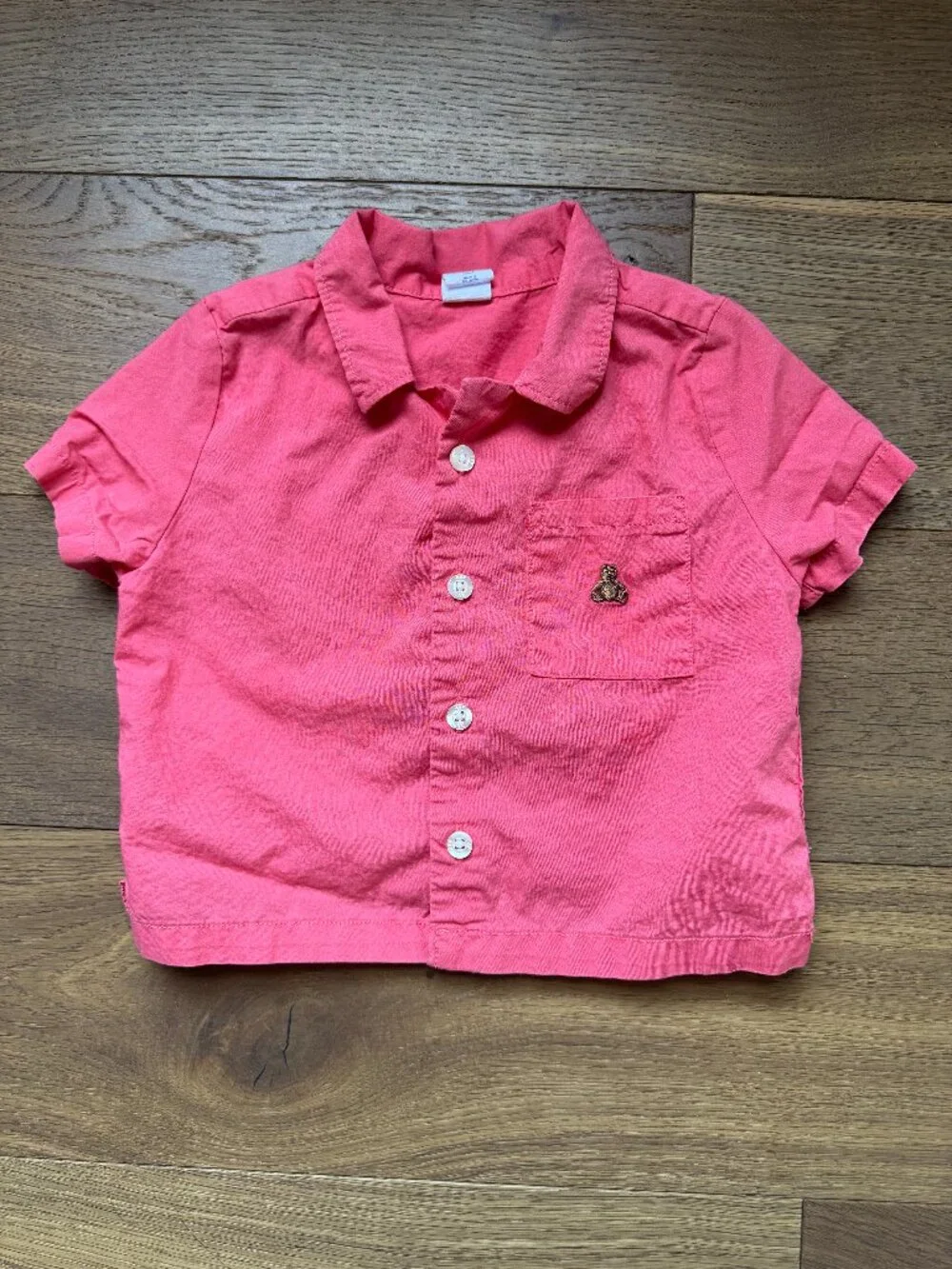 Gap Baby Pink Button-Down Shirt | 6–12 Months | Like New